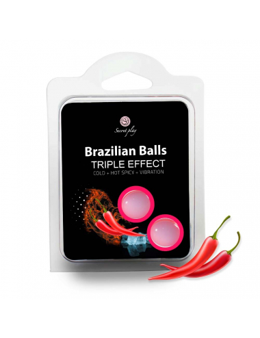 2 Brazilian Balls "Triple...