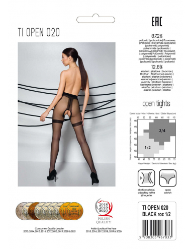 TIOPEN 020 Collants ouverts...