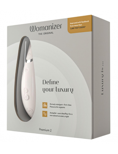 Womanizer Premium 2 Grey stimulateur clitoridien à pulsations-1