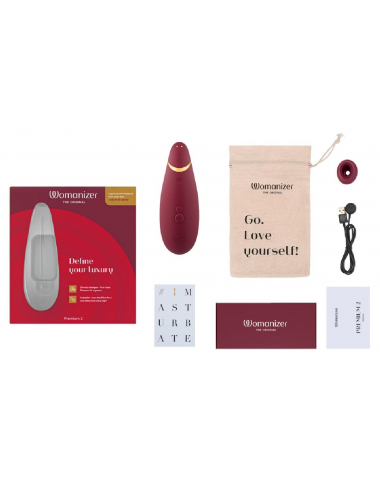 Image Womanizer Premium 2 Bordeaux - Stimulateur clitoridien par pulsations-6