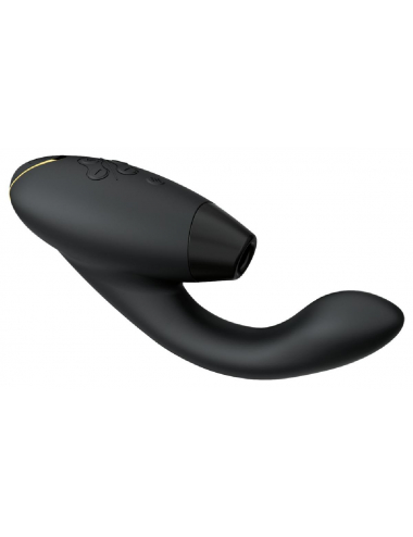 Image du Womanizer Duo 2 Black, stimulateur clitoridien à pulsations pour plaisir intense.-2