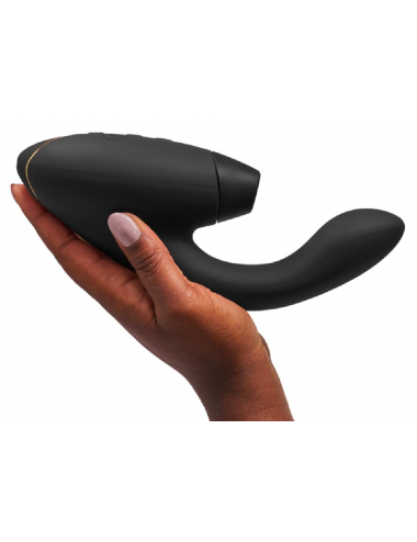 Image du Womanizer Duo 2 Black, stimulateur clitoridien à pulsations pour plaisir intense.-7