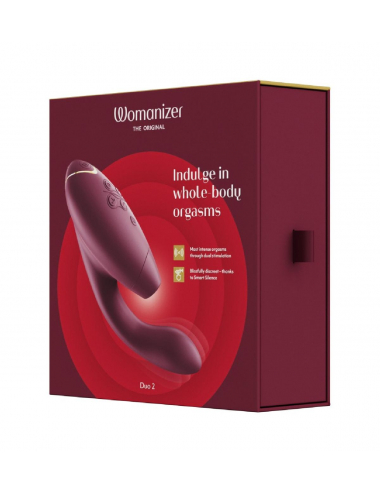 Womanizer Duo 2 Bordeaux stimulateur clitoridien par pulsations-1