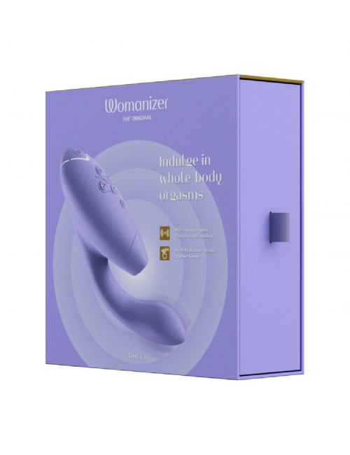 Womanizer Duo 2 Lilac - Stimulateur Clitoris par Pulsation pour Plaisir Féminin Intensifié-1