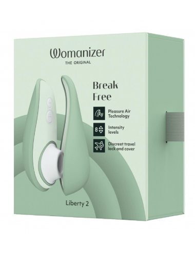 Womanizer Liberty 2 Sage - Stimulateur clitoridien par pulsations, design compact et élégant-1