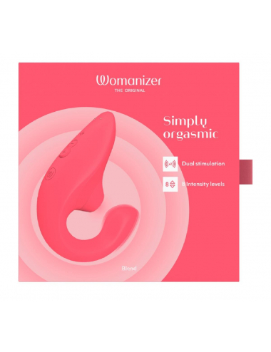 Womanizer Blend Vibrant Rose stimulateur clitoridien par pulsations-1