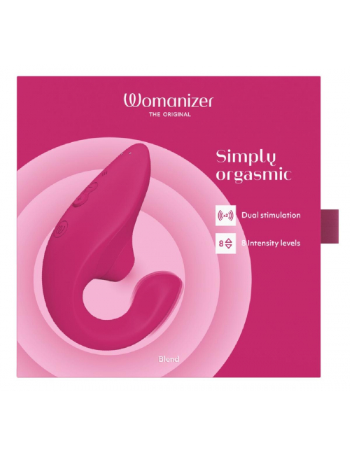 Image du stimulateur clitoridien Womanizer Wom. Blend Vibrant Pink-1