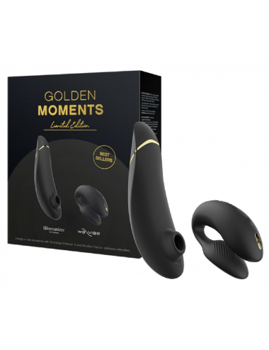 Image du Golden Moments 2 Set de Womanizer, stimulateur clitoridien à pulsations-1