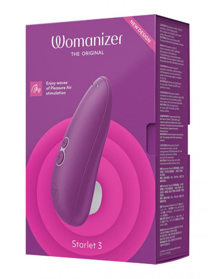 Womanizer Starlet 3 Violet - Stimulateur Clitoridien par Pulsations - Vue Avant-1