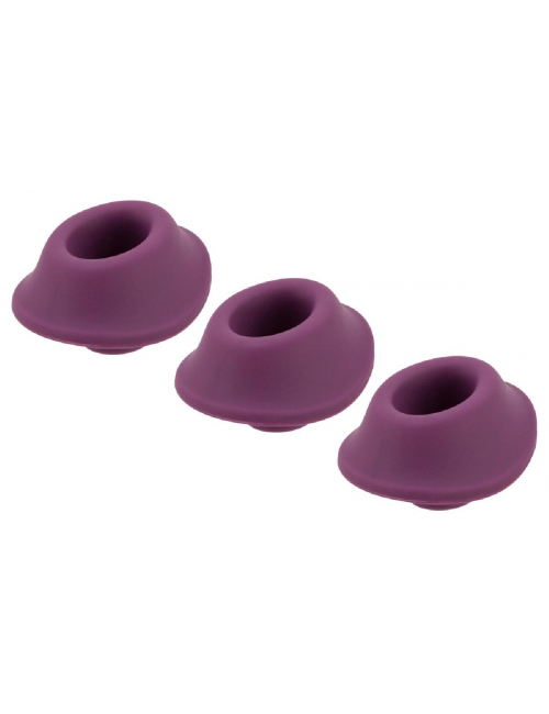 Image du W-Heads 3x Purple S de Womanizer, stimulateur clitoridien par pulsations-1