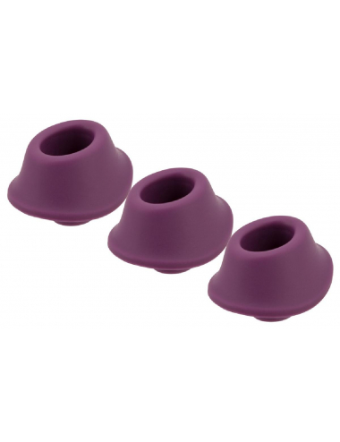 Image du stimulateur clitoridien Womanizer W-Heads 3x Purple M pour plaisir intense-1