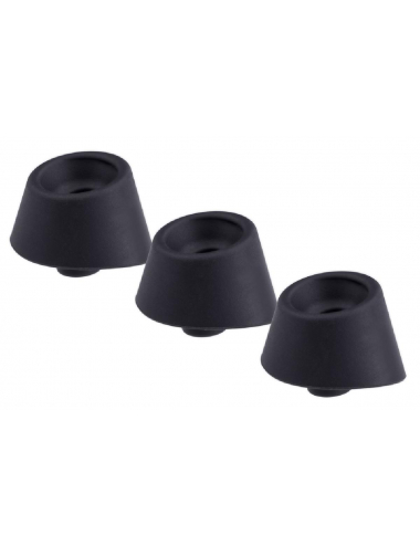 Image du stimulateur clitoridien W-Heads 3x Black M Duo/Duo2 par Womanizer, efficacité et discrétion-1