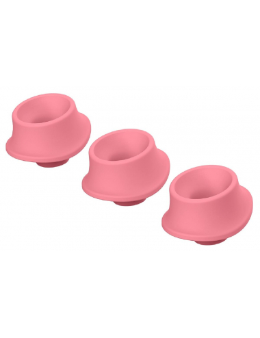 Image Womanizer W-Heads 3x Rosa L, Stimulateur Clitoridien par Pulsations, Design Ergonomique-1