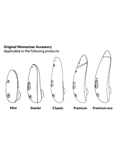 Image du stimulateur clitoridien W-Heads 3x Blueberry L par Womanizer, technologie de pulsations-4