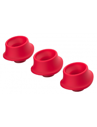 Image du Womanizer W-Heads 3x Red L, stimulateur clitoridien par pulsations-1