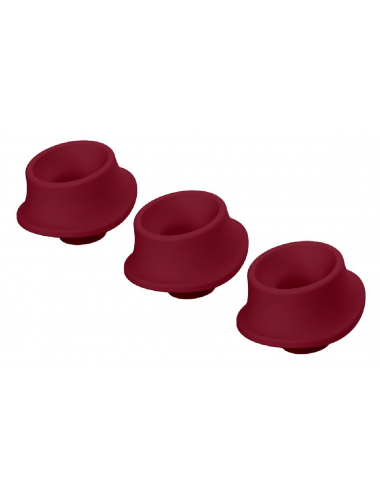 Image du Womanizer W-Heads 3x S Bordeaux, stimulateur clitoridien par pulsations-1