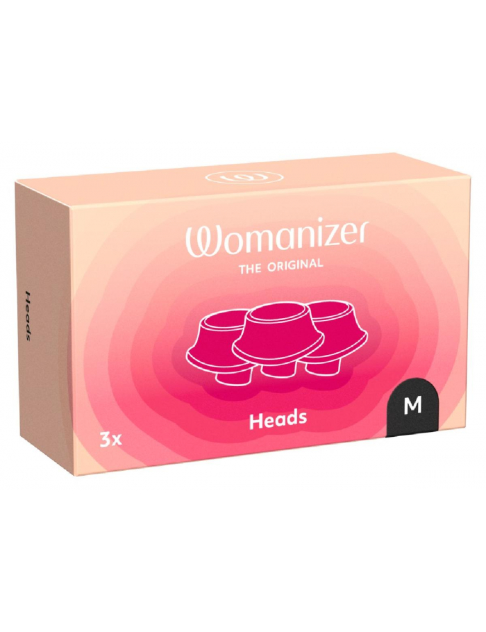 Womanizer Wom Next Heads Black M - Stimulateur Clitoridien à Pulsations-1