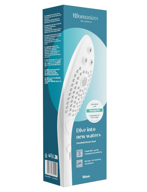 Womanizer Wave White, stimulateur clitoridien à pulsations pour plaisir intense et orgasmes multiples-1