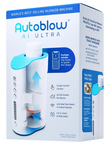 Autoblow AI Ultra EU Plug - Masturbateur Homme Haute Technologie-1